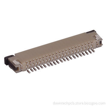 1.00mm ZIF FFC/FPC Connector, R/A SMT Bottom, Contact Type